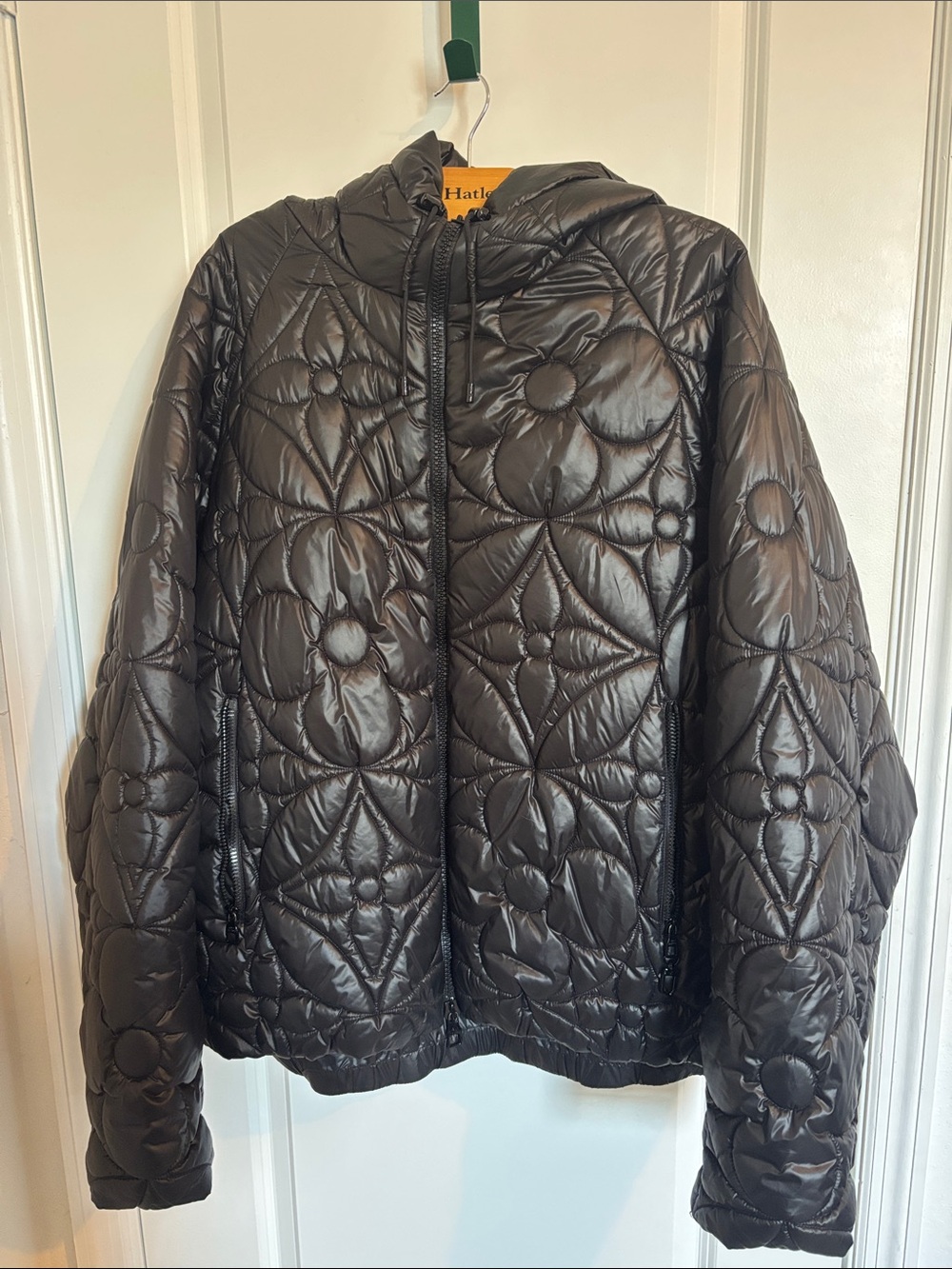 Louis Vuitton Men's Quilted Monogram Flower Puffer Jacket in Dark Brown